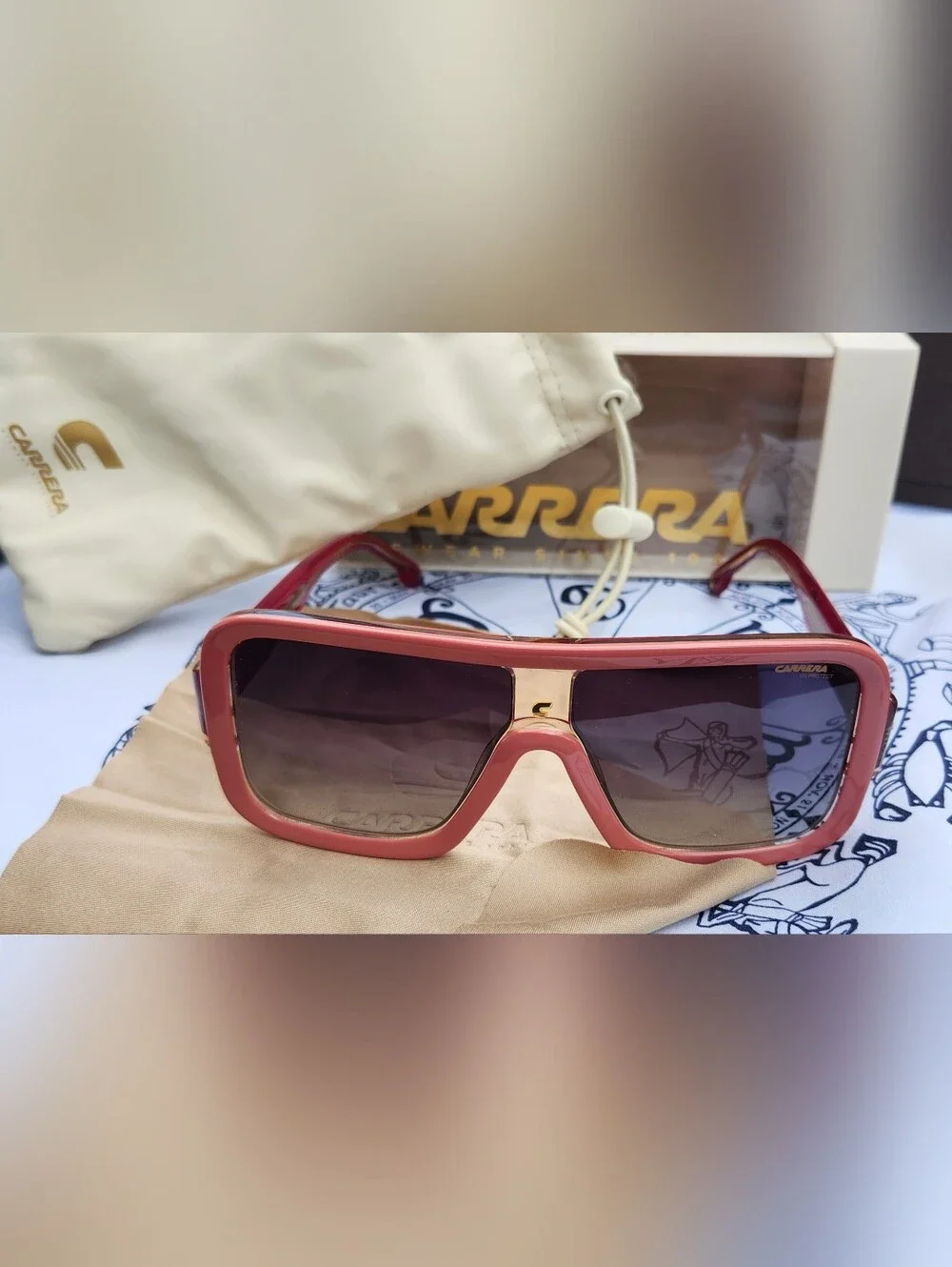 Unisex Carrera FLAGLAB 14 Shield Sunglasses